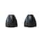 Hello Honey® 3" Black Horn Salt & Pepper Shaker Set